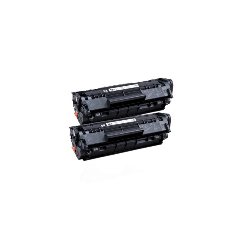 Dual Pack Toner Ricostruito HP LaserJet 1010 SERIES 1012 SERIES 1015 SERIES 1015 1018 SERIES 1018S 1020 1020 PLUS